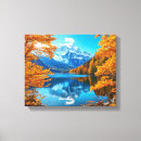 Pesquisar por montanhas impressão de canvas Folhas