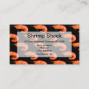 Pesquisar por camarões cartao de visita Restaurante