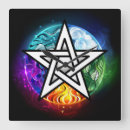 Pesquisar por wicca relogios de parede Pentáculo