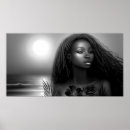 Pesquisar por mulher afro pósteres pôsteres Preto e branco