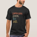 Pesquisar por since 1983 camisetas Birthday
