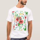 Pesquisar por flores pintadas camisetas Floral