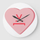 Pesquisar por emoji engraçado relogios de parede Coração