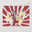 Pesquisar por pinos de boliche cartoes postais Vintage