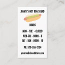 Pesquisar por cachorro quente cartao de visita Cachorros quentes