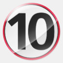 Pesquisar por número dez adesivos Números