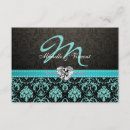 Pesquisar por azul damasco monograma convites Aqua