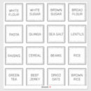 Pesquisar por autocolantes armazenamento alimentos Preto e branco