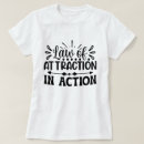 Pesquisar por lei atração camisetas Atrair abundância