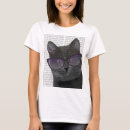 Pesquisar por gato com óculos de sol camisetas Animais