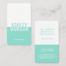 Pesquisar por azul esverdeado cartao de visita For her