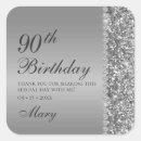 Pesquisar por 90 anos de de aniversário adesivos Elegante