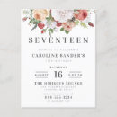 Pesquisar por 17 anos aniversário convites Floral