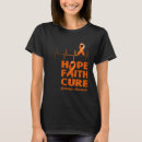 Pesquisar por da consciência da leucemia camisetas Fé