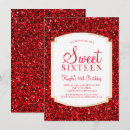 Pesquisar por red glitter convites Brilho vermelho