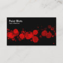 Pesquisar por pintura splatter horizontal cartao de visita Pintado
