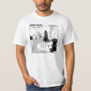 Pesquisar por desenhos animados divertidos camisetas Preto e branco