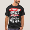 Pesquisar por mecânico de avião camisetas Técnico