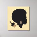 Pesquisar por silhueta mulher impressão de canvas Africana