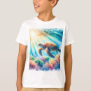 Pesquisar por pintura da tartaruga de mar camisetas Colorido