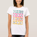 Pesquisar por quadrados coloridos camisetas For her
