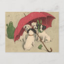 Pesquisar por cães vintage cartoes postais Buldogue