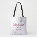 Pesquisar por vermelha e branca bolsas tote Bridesmaid
