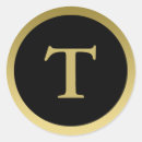 Pesquisar por monograma t adesivos Preto