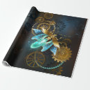 Pesquisar por engrenagens do steampunk papel de presente Colheita
