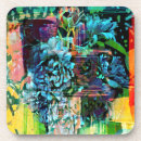 Pesquisar por arte digital abstrata porta copos Colorido