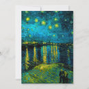 Pesquisar por starry night convites Vincent van gogh