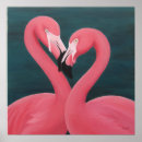 Pesquisar por amor flamingo pôsteres Coração