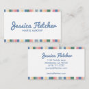 Pesquisar por listras coloridas cartao de visita Minimalista