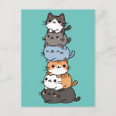 Pesquisar por gatinho do kawaii cartoes postais Fofofo