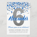 Pesquisar por sexto aniversário convites Brilho