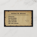 Pesquisar por estilo ocidental cartao de visita Vintage