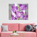 Pesquisar por orquídeas impressão de canvas Roxo