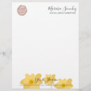 Pesquisar por cabeçalho floral papel timbrado Moderno