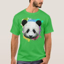 Pesquisar por panda colorida camisetas Animais