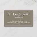 Pesquisar por ginecologista cartao de visita Médico