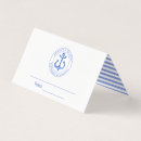 Pesquisar por casamento náutico cartao de visita Azul