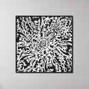 Pesquisar por desenho preto e branco impressão de canvas Arte