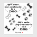 Pesquisar por cão preto e branco adesivos Engraçado