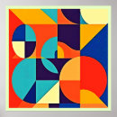 Pesquisar por geometria colorida pôsteres Abstrato moderna