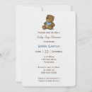 Pesquisar por teddy bear baby shower convites Menino