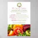 Pesquisar por salada saudável pôsteres Legumes
