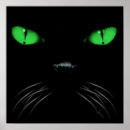 Pesquisar por gato preto olhos verdes artes pôsteres Felino
