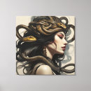 Pesquisar por cobra impressão de canvas Mulher