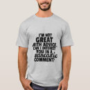 Pesquisar por espirituoso camisetas Sarcasmo