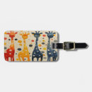 Pesquisar por girafa engraçado bagagem tags Animais